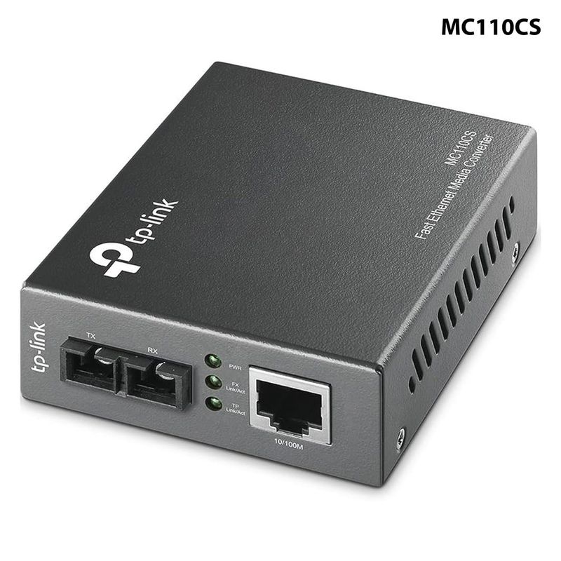 TP LINK - TP-LINK MEDIA CONVERTER 10100M RJ45 SINGLE-MODE MC110CS