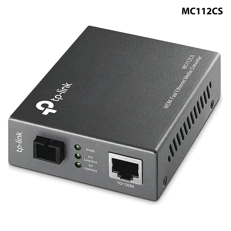 TP LINK - TP-LINK MEDIA CONVERTER 10100M WDM RJ45 MC112CS