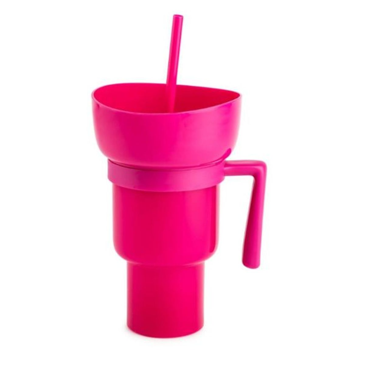 GENERICO - Vaso 2 En 1 para Bebidas y Snacks Botanero 950 Ml Cambia De Color