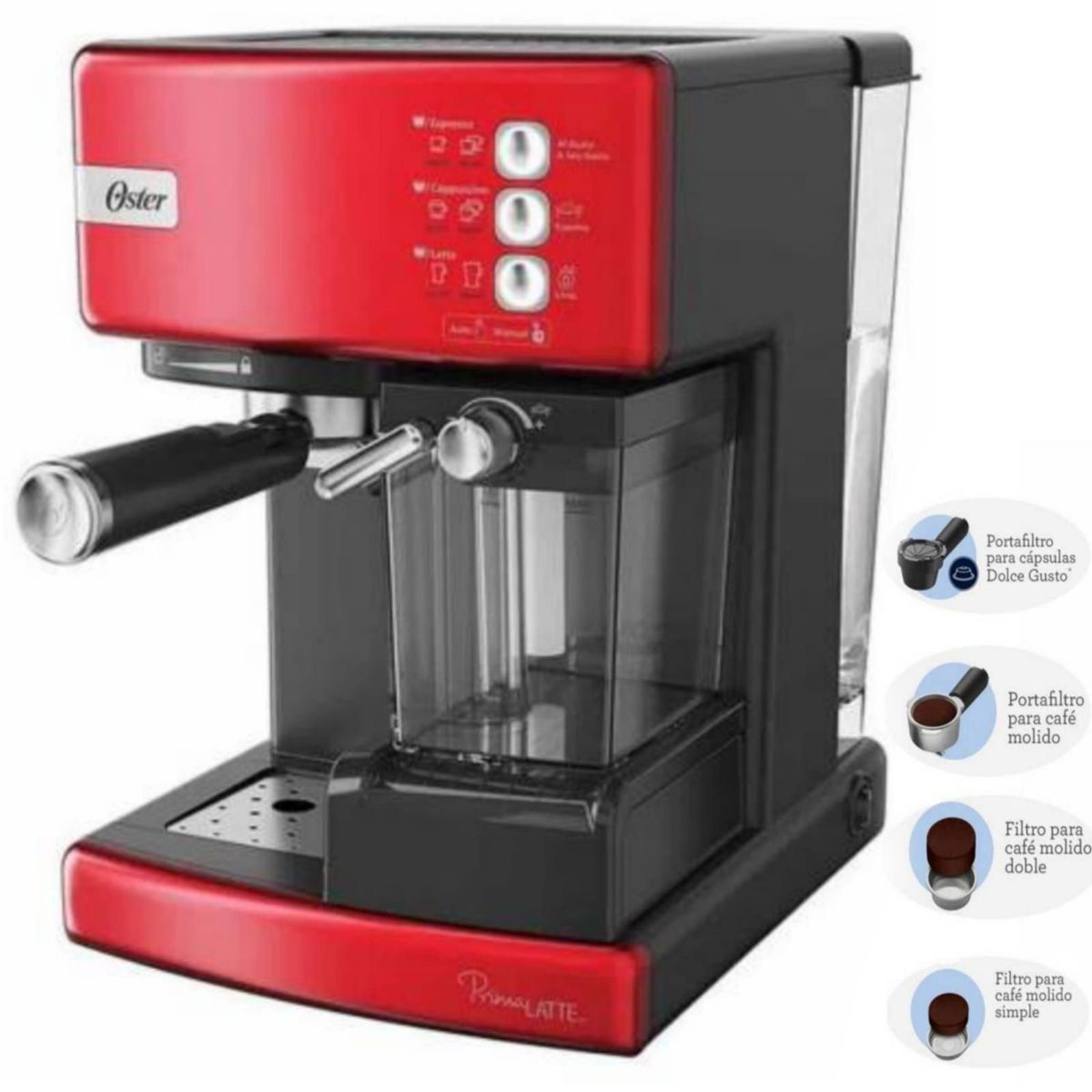 OSTER - Cafetera Expresso Primalatte BVSTEM6603R