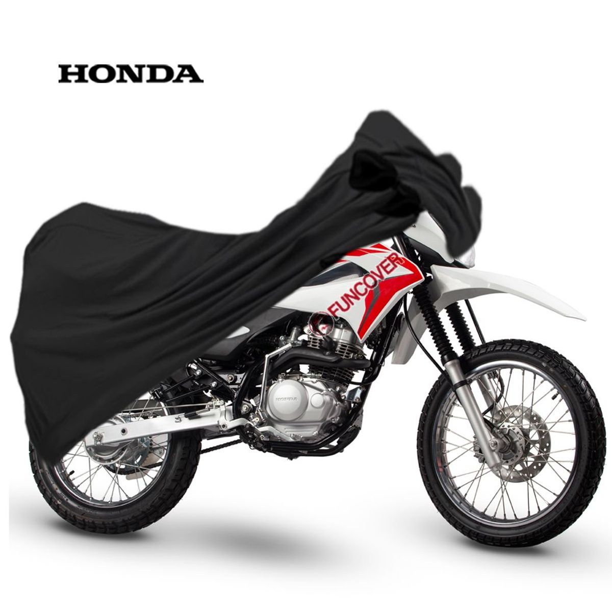 FUNCOVER - Funda Para Moto HONDA XR150L TODO TERRENO Cobertor Impermeable Filtro Uv