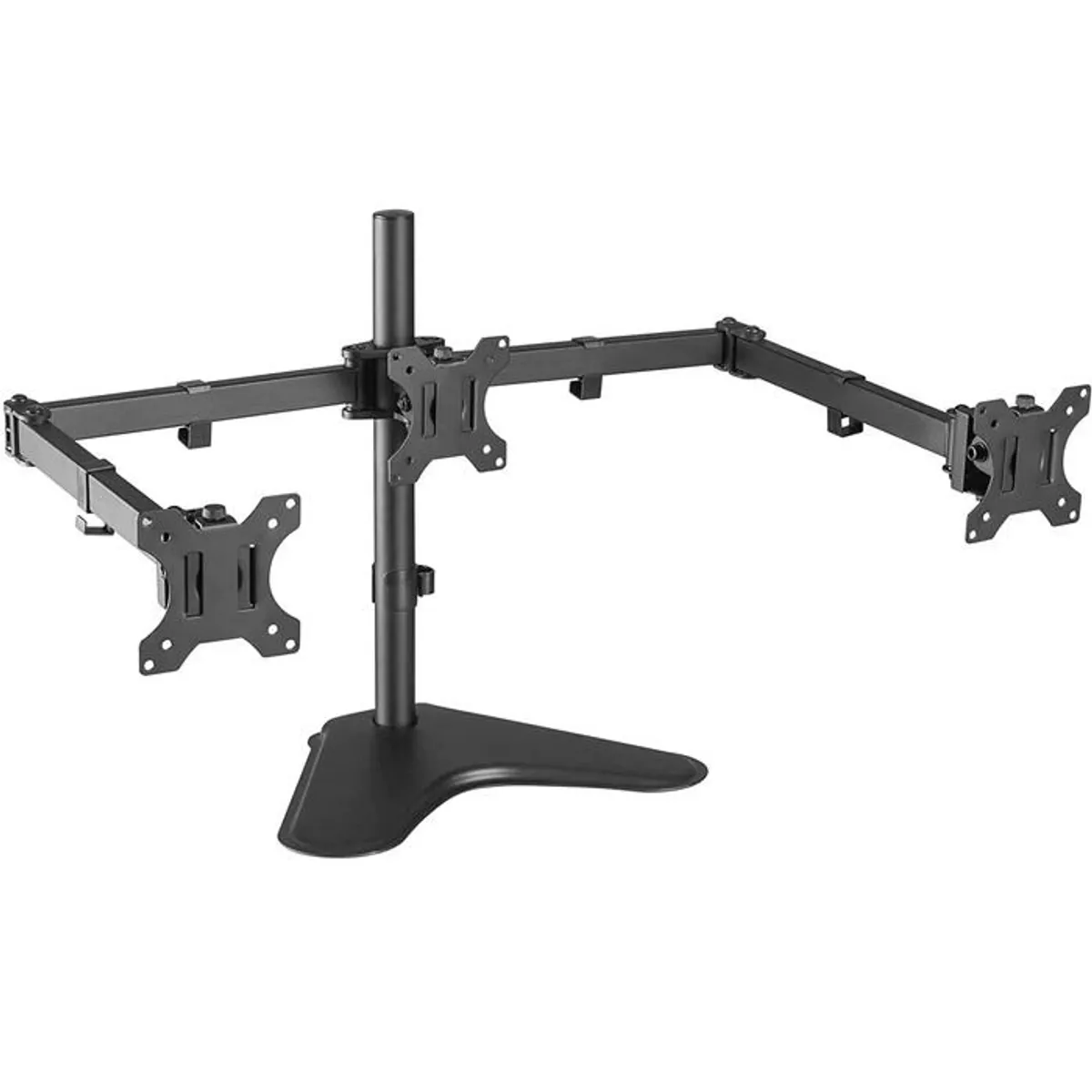 GENERICO - MONTECH - Rack Soporte con base para 3 Monitores De 13 Hasta 24 Pulg