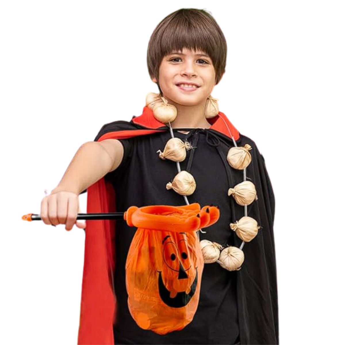 KAST PE - Pack x3 Manos Recolectoras Calabazas Naranjas para Halloween