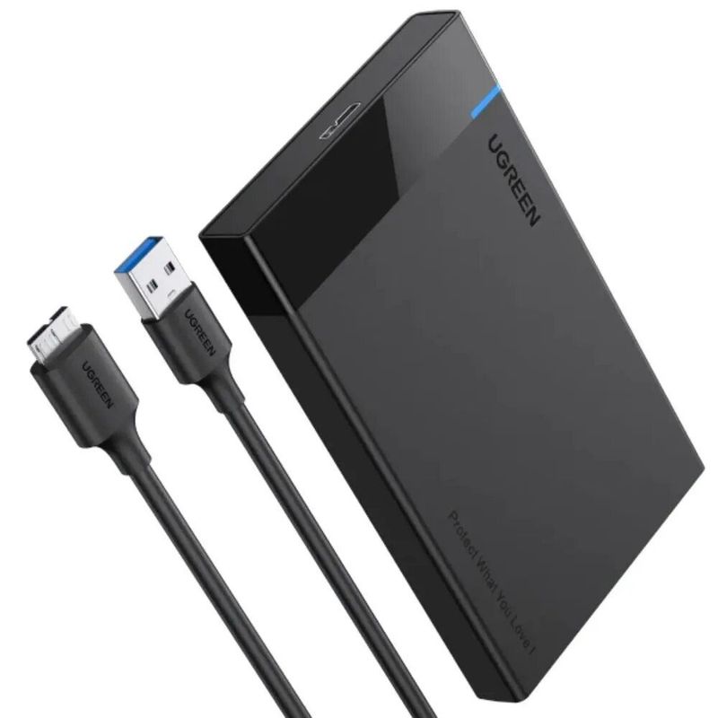 UGREEN - Case Ugreen disco duro externo 2.5" SSD HDD USB 3.0 a SATA III
