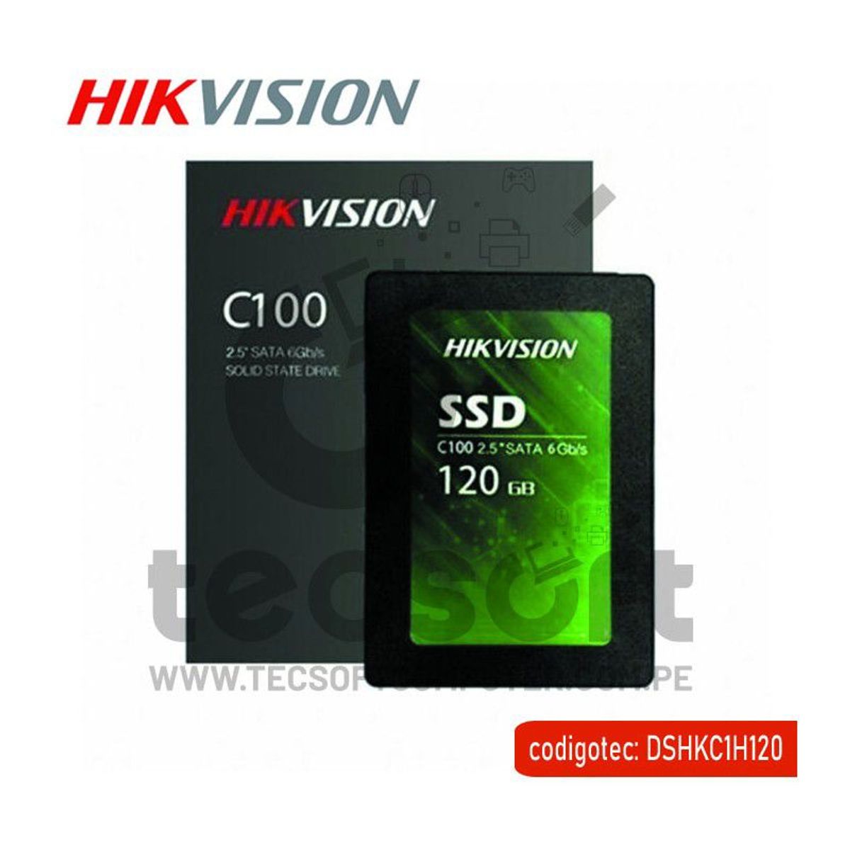 HIKVISION - Disco Solido SSD Hikvision HS-SSD-C100120G 120GB