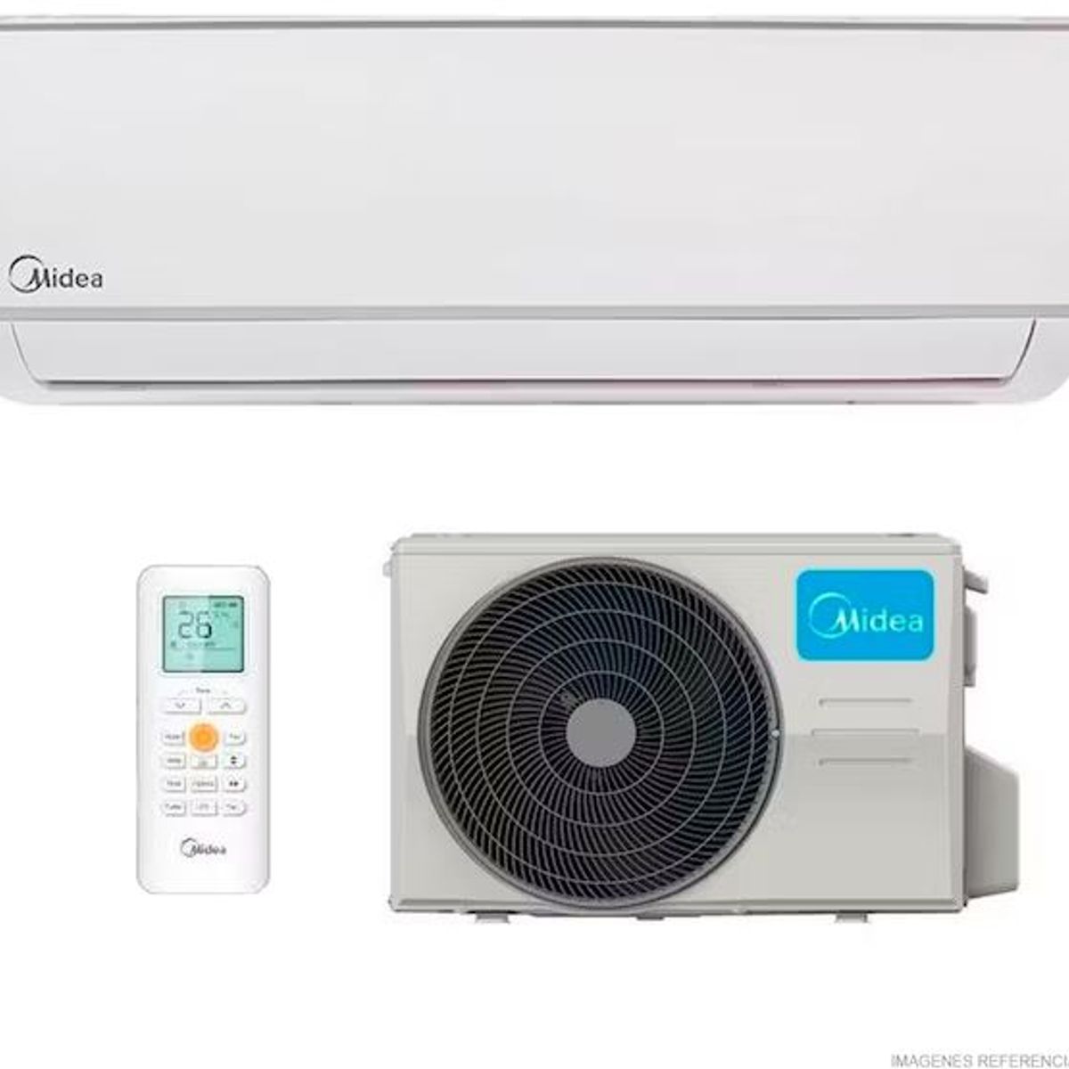 MIDEA - AIRE ACONDICIONADO MIDEA SPLIT DE 24,000 BTU CONVENCIONAL FRIO SOLO