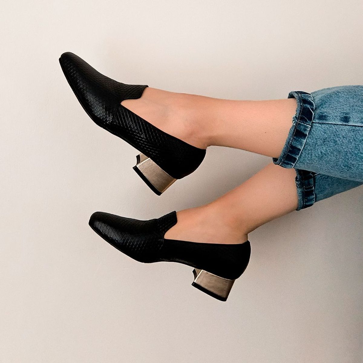 IRISABA - MOCASINES DE CUERO IRISABA PARA MUJER ANTONIA NEGRO