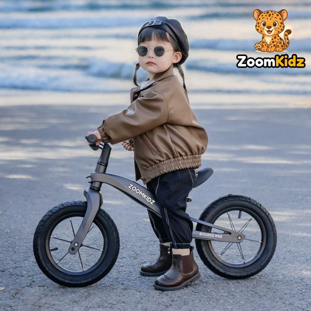 KUB - Bicicleta Bike Sin Pedales Magnesio ZOOMKIDZ aro 12