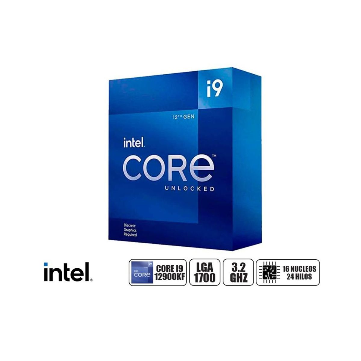 INTEL - Procesador Intel Core i9-12900KF 3.20 / 5.10GHz, 30MB Caché L3 LGA1700