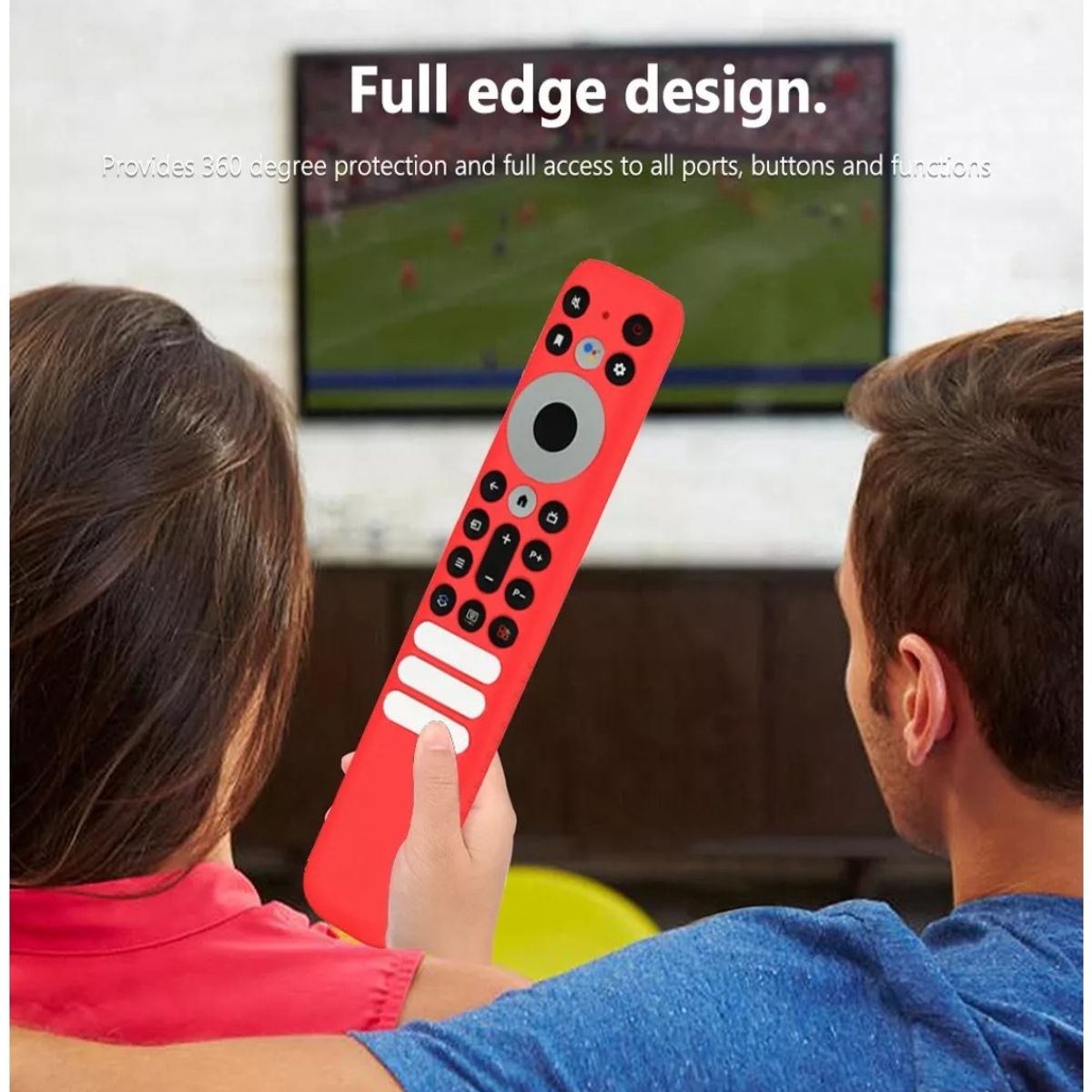 TCL - Funda de silicona para Control remoto Tcl Rc902v  Rojo