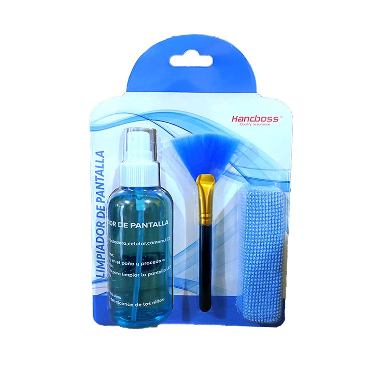 GENERICO - Kit Limpiador de Pantalla de Monitores TV Computadoras 3 en 1