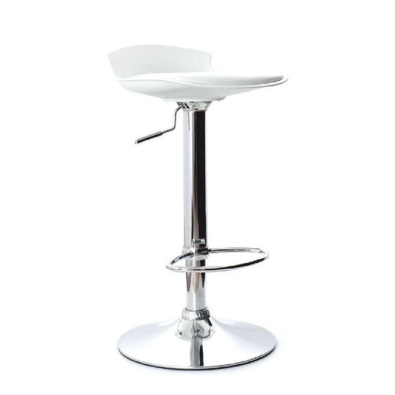 MOBELART - Silla para Bar Air giratoria Blanco möbelArt