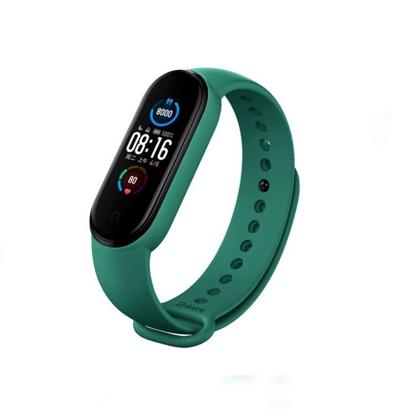 GENERICO - Correa de Silicona Para Xiaomi Mi band 4 - VERDE OSCURO