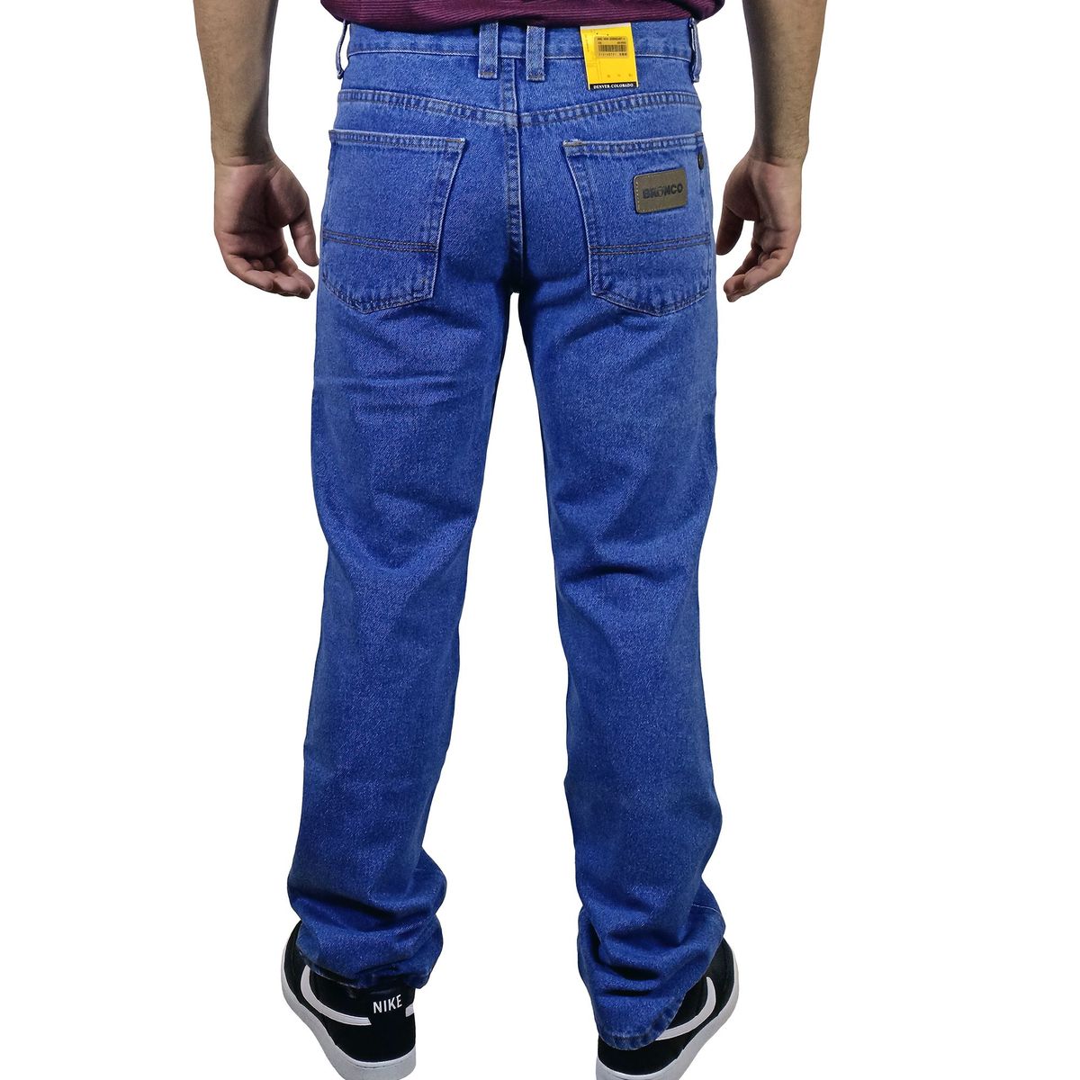 GENERICO - Pantalón Jean Clásico Para Hombre - Celeste