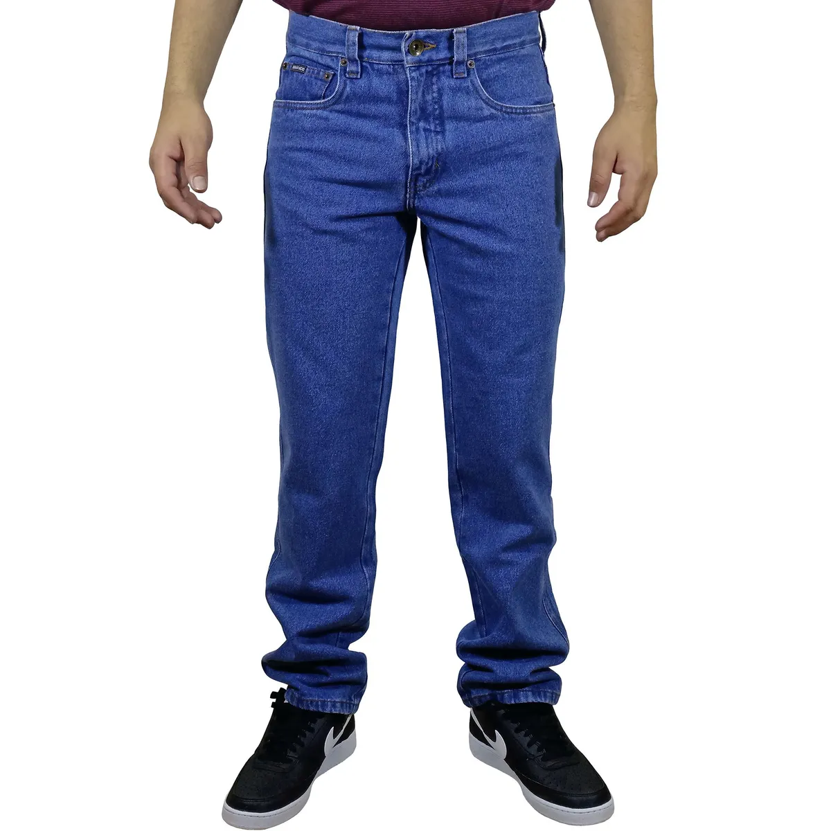 GENERICO - Pantalón Jean Clásico Para Hombre - Celeste
