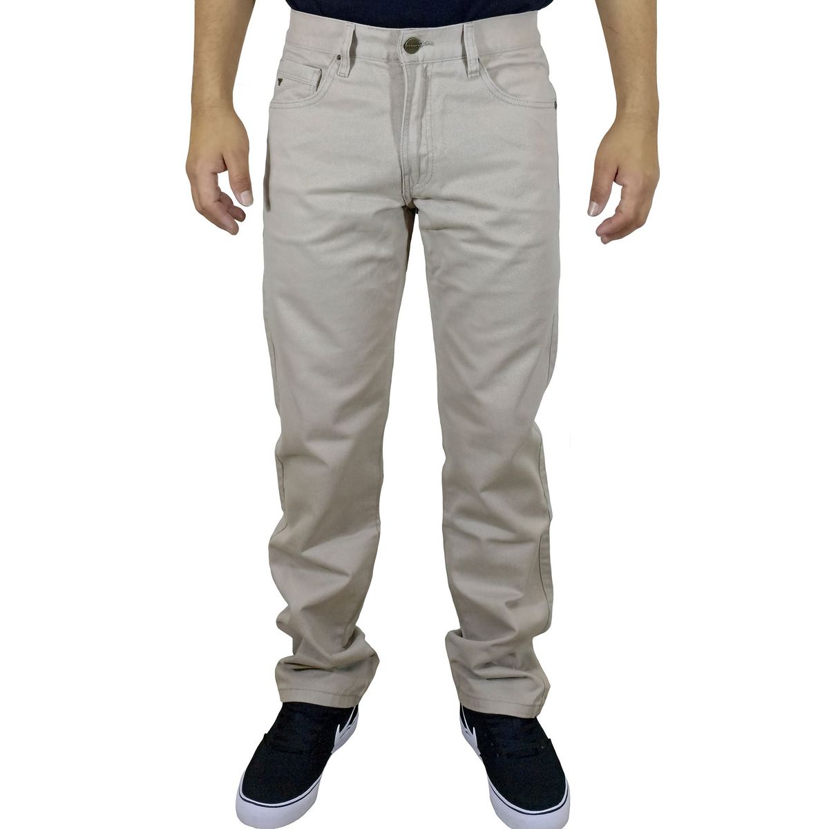 GENERICO - Pantalón Jean Clásico Para Hombre - Beige