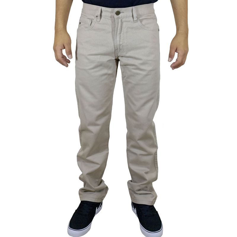 GENERICO - Pantalón Jean Clásico Para Hombre - Beige