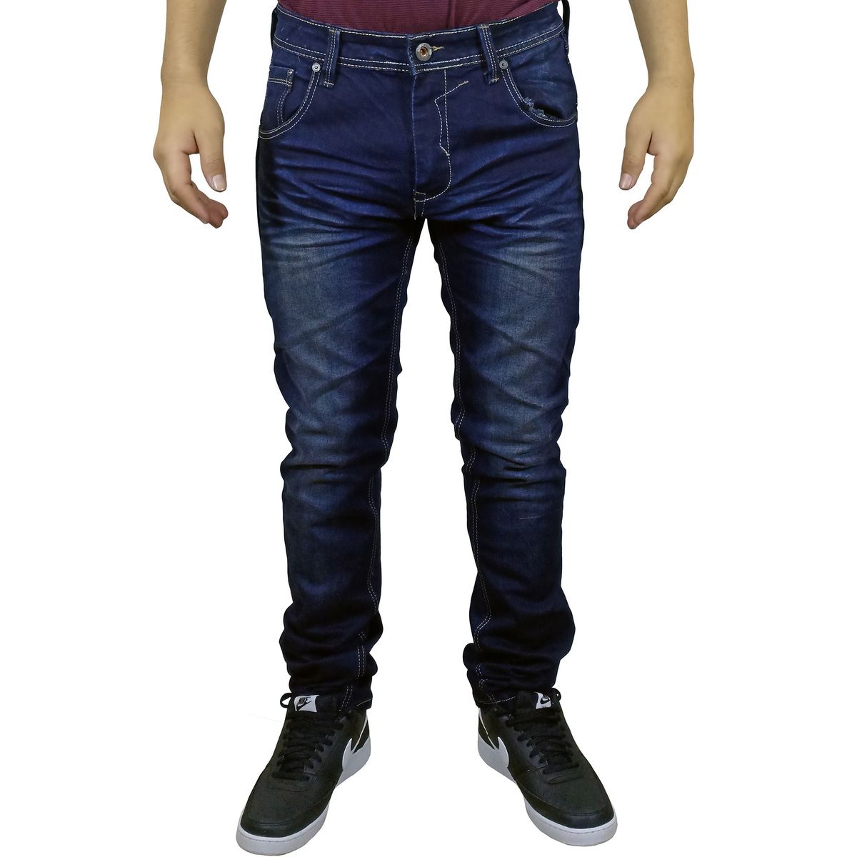 GENERICO - Pantalón Jean Moda Para Hombre - Azul