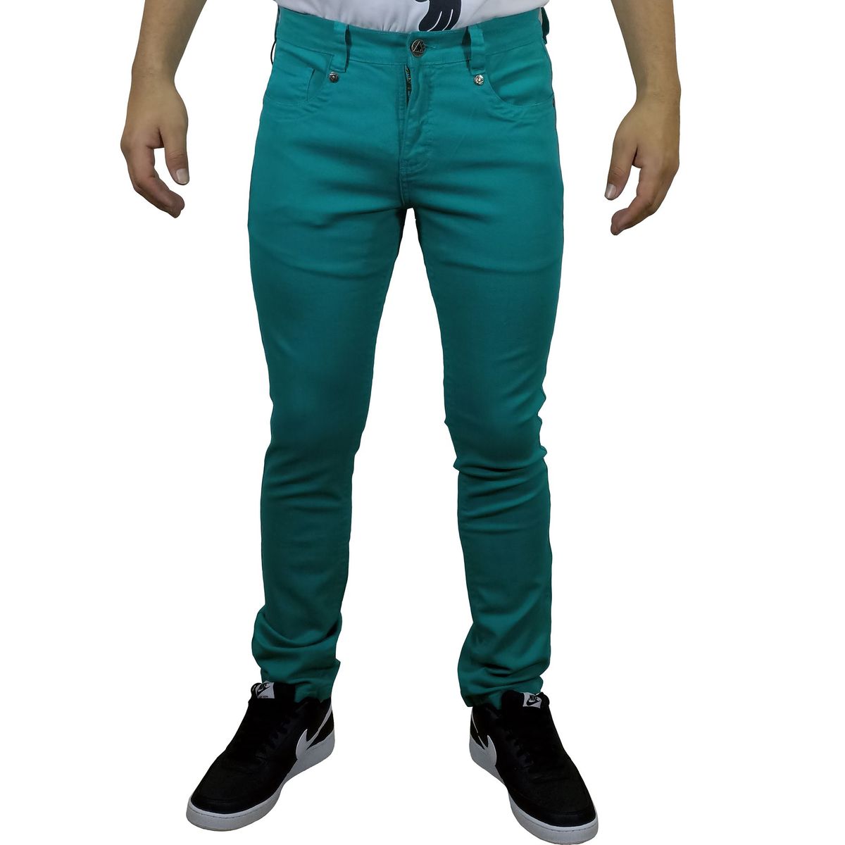 GENERICO - Pantalón Drill Moda Para Hombre - Turquesa