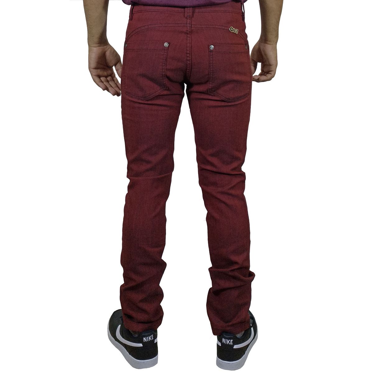 GENERICO - Pantalón Drill Moda Para Hombre - Rojo