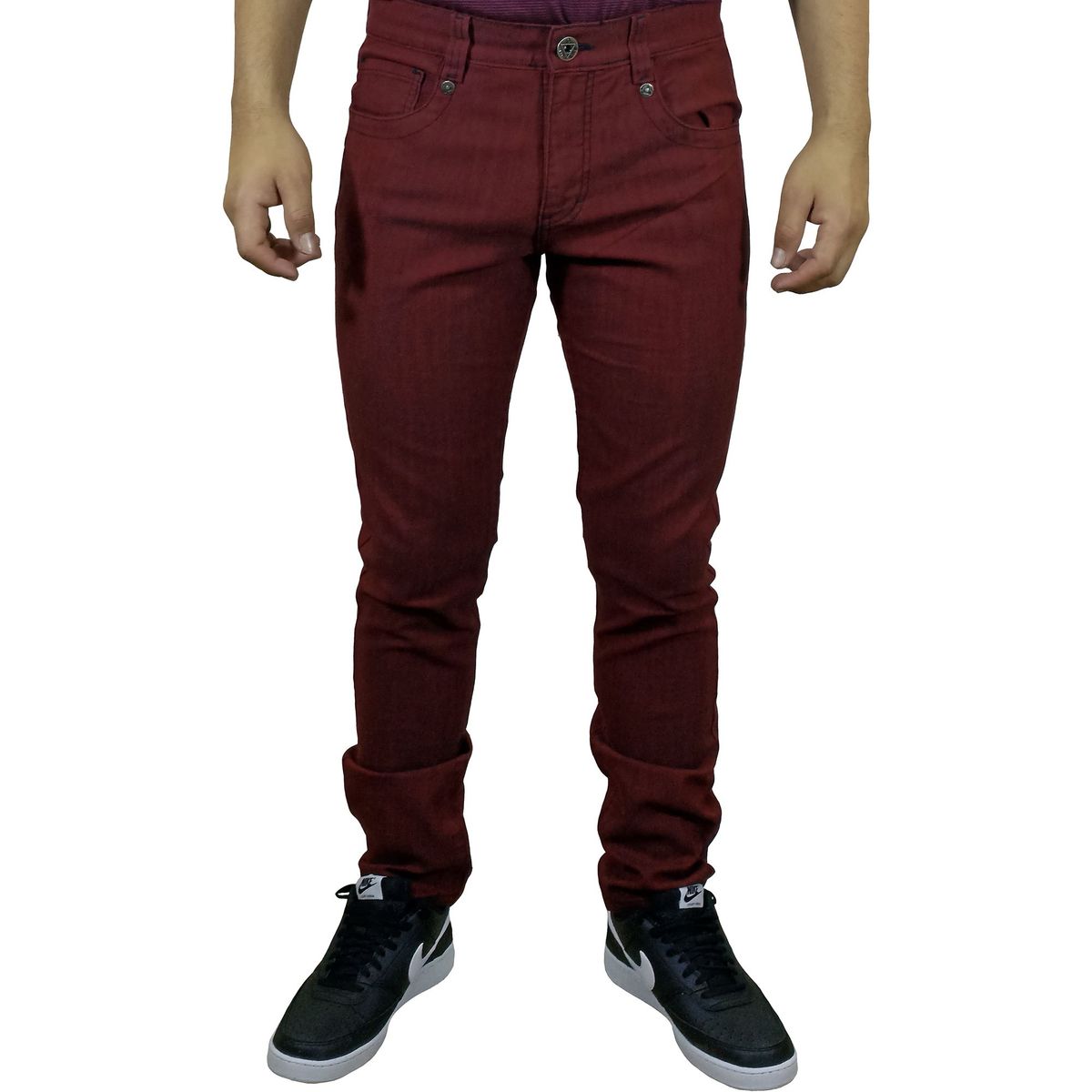 GENERICO - Pantalón Drill Moda Para Hombre - Rojo
