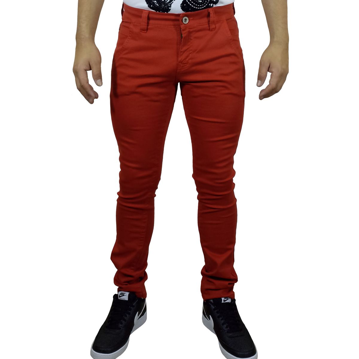 GENERICO - Pantalón Drill Moda Para Hombre - Naranja