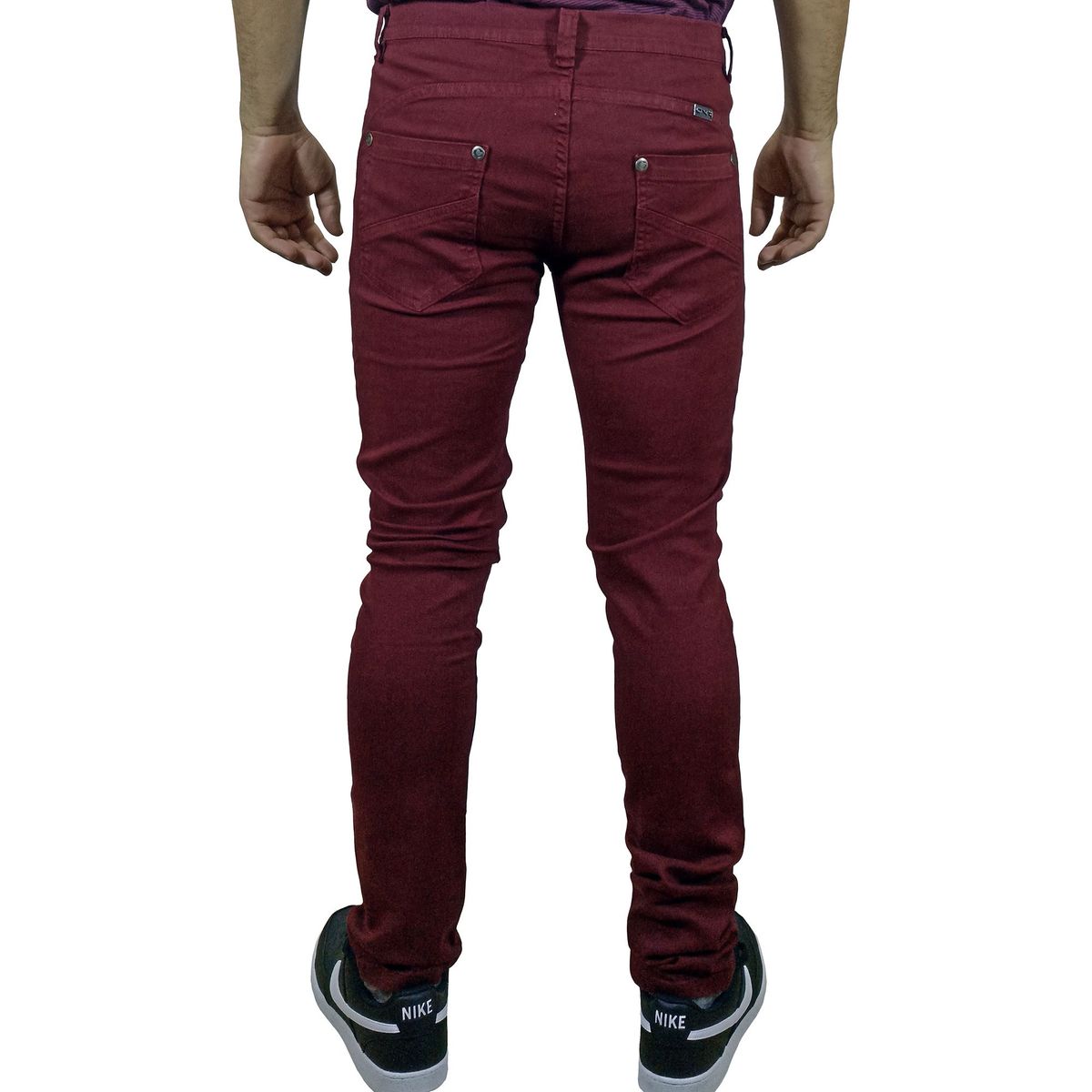 GENERICO - Pantalón Drill Moda Para Hombre - Guinda