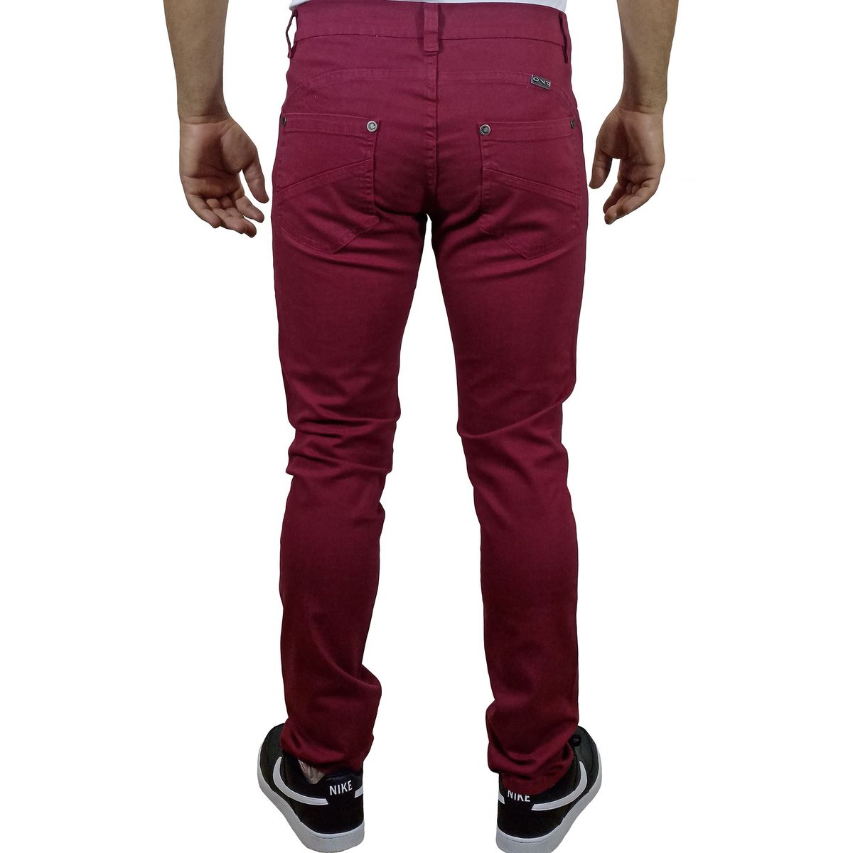 GENERICO - Pantalón Drill Moda Para Hombre - Guinda