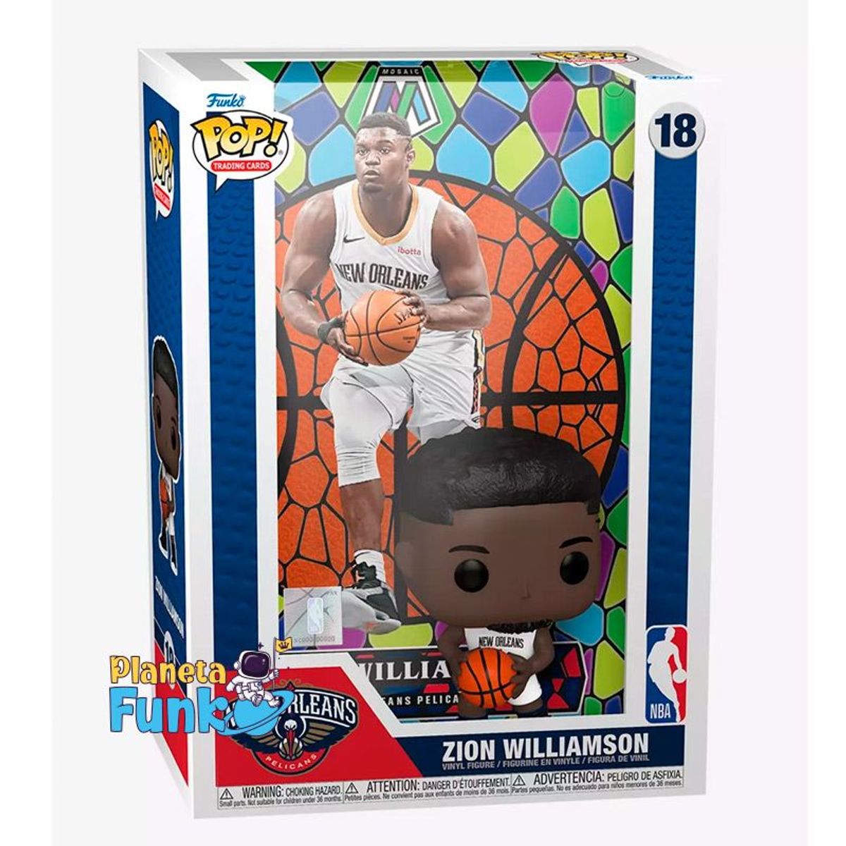 FUNKO - NBA ZION WILLIAMSON PELICANS BASKET