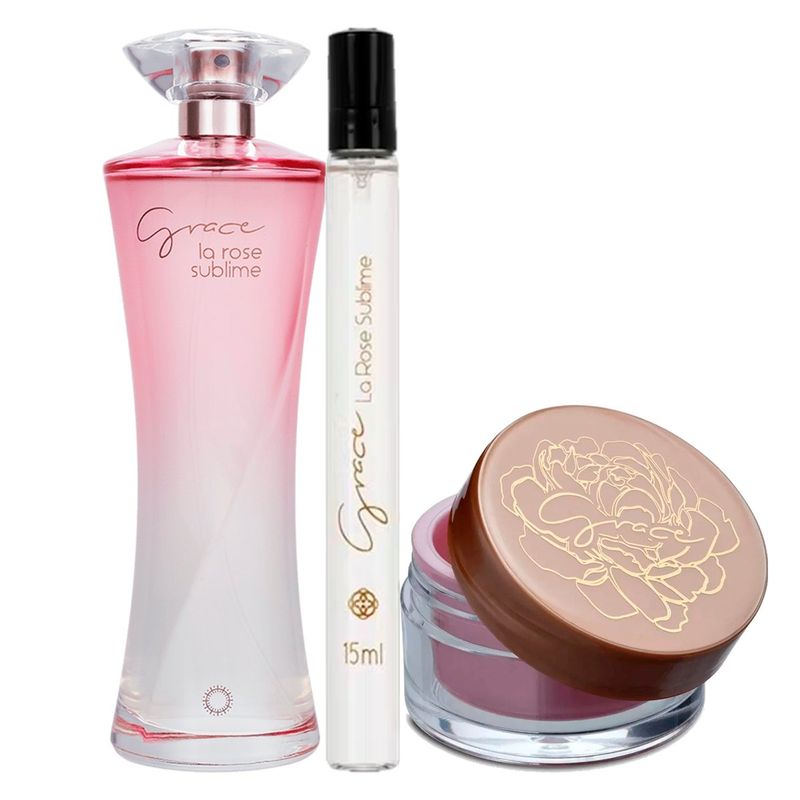 GENERICO - Grace La Rose Sublime Perfume de Mujer con Mini 15ml y Serum