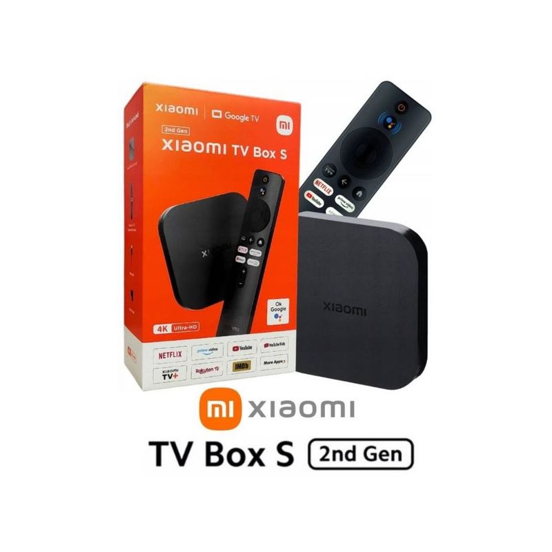 XIAOMI - Xiaomi Mi Tv Box S 2nd Con Google Tv 4k Chromecast