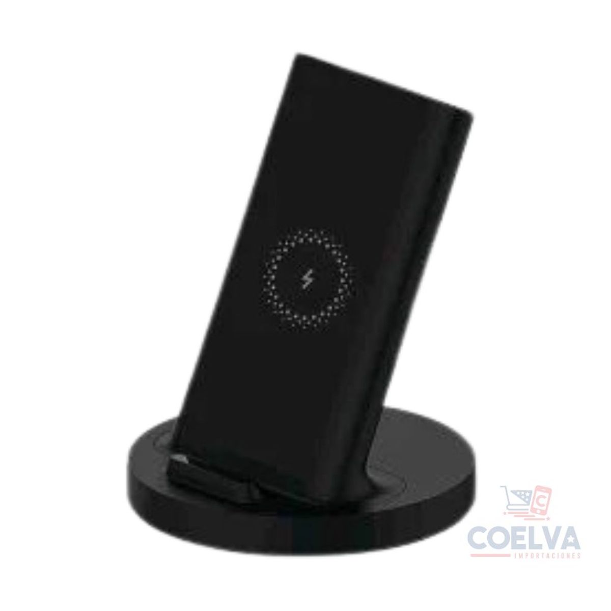 XIAOMI - Xiaomi Mi QI 20W Vertical Cargador Inalámbrico de carga rápida Negro