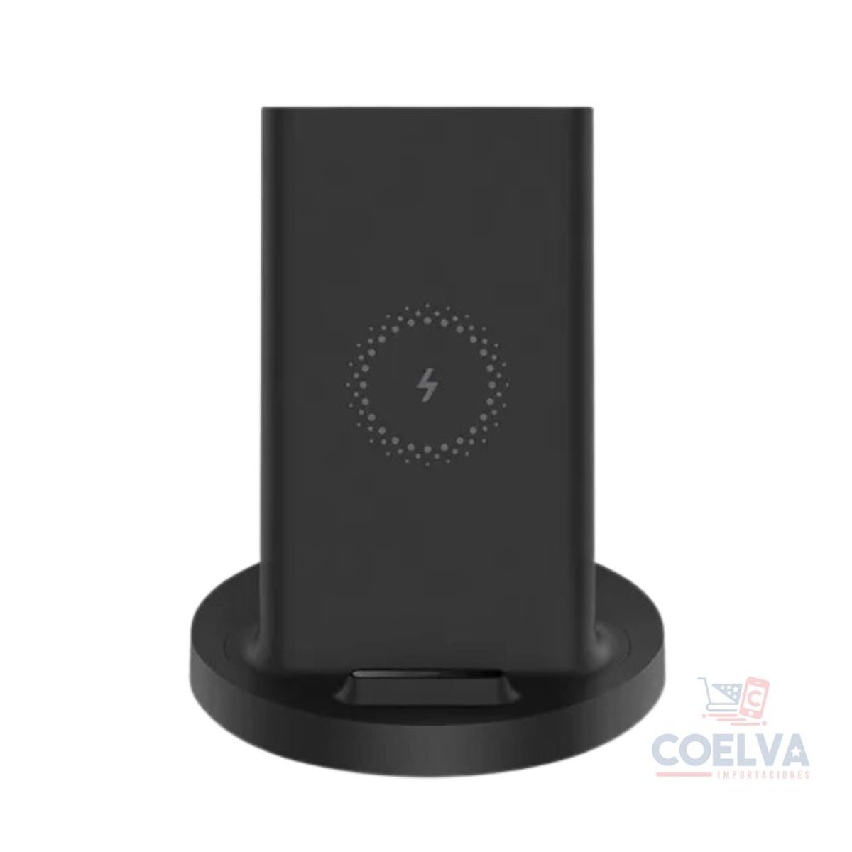 XIAOMI - Xiaomi Mi QI 20W Vertical Cargador Inalámbrico de carga rápida Negro