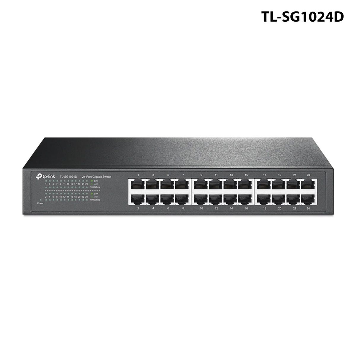 TP LINK - TP-LINK SWITCH 24P GB MBPS RACK 13 METAL TL-SG1024D