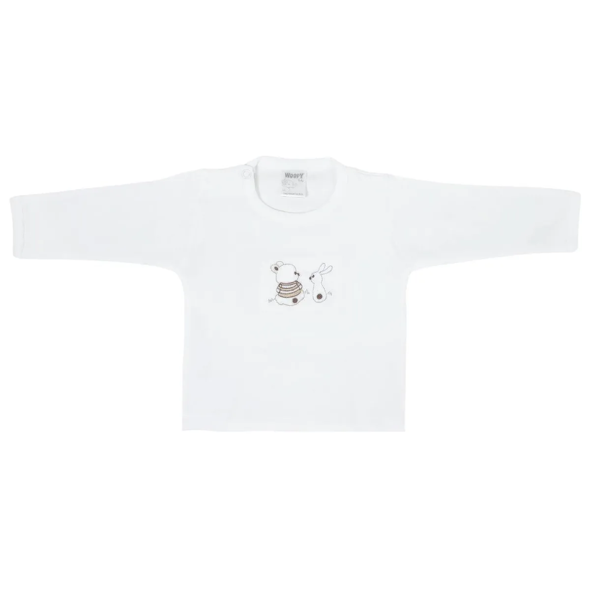 GENERICO - Conjunto Bebe - punto ingles - Amigos V2 - Crema-Beige