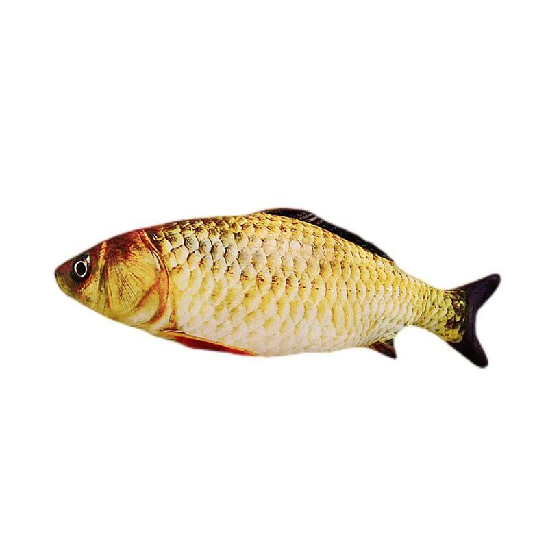 QUE PATAS PET SHOP - Pez Carpa Cruciana Juguete para Gato USB