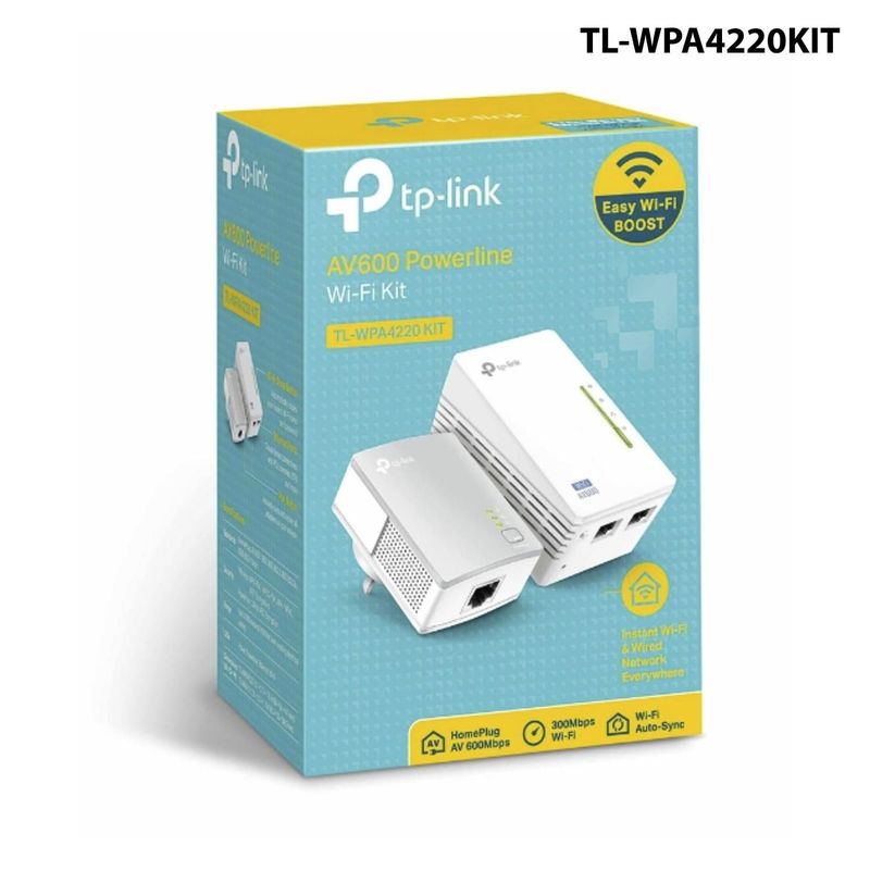 TP LINK - EXTENSOR TP-LINK TL-WPA4220KIT, AV600, 300 MBPS (TL-WPA4220KIT)