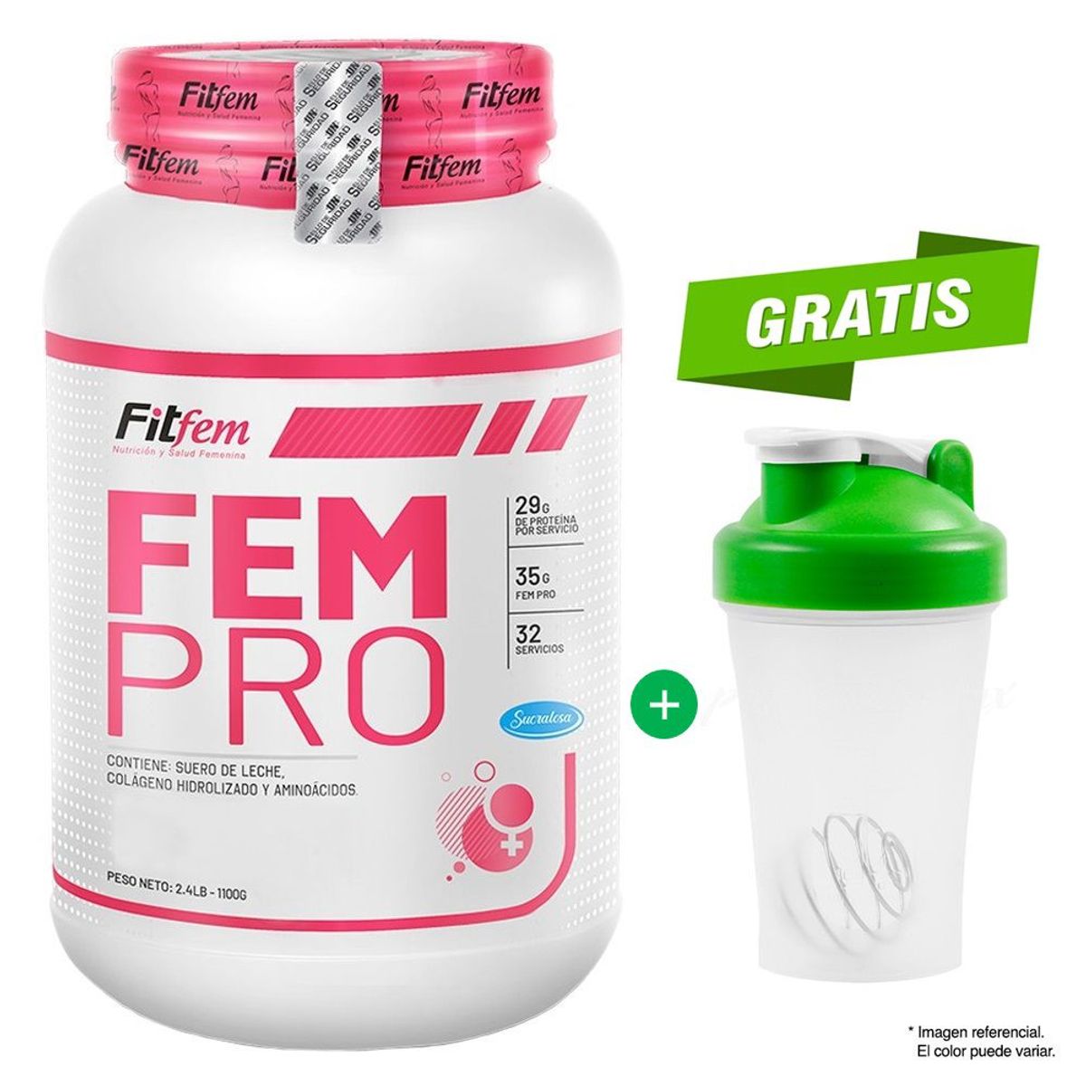 FITFEM - Proteína FEM PRO 1100GR FITFEM VAINILLA