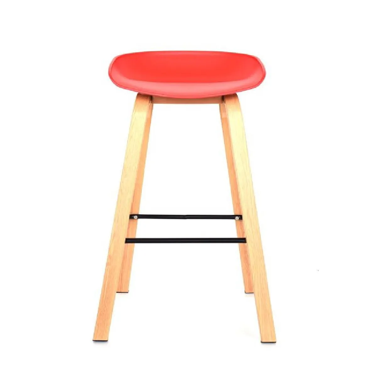 MOBELART - Banco para Bar Misuri ED 65 cm Rojo möbelArt