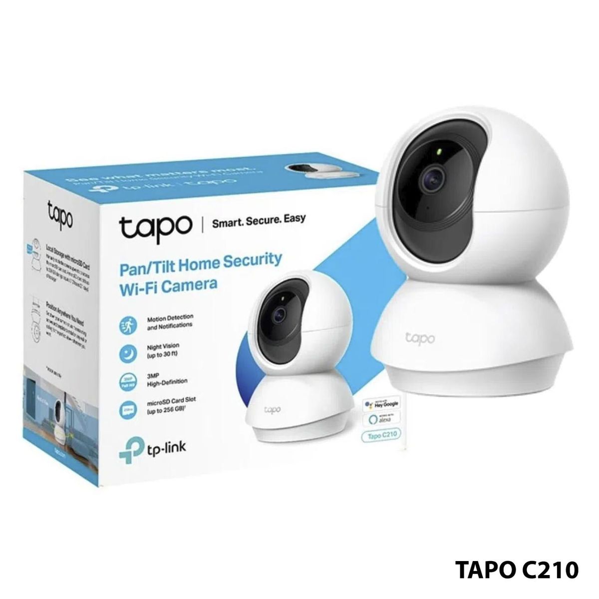 TP LINK - TP-LINK CÁMARA WI-FI DE VIGILANCIA INTELIGENTE INTERIOR TAPO C210