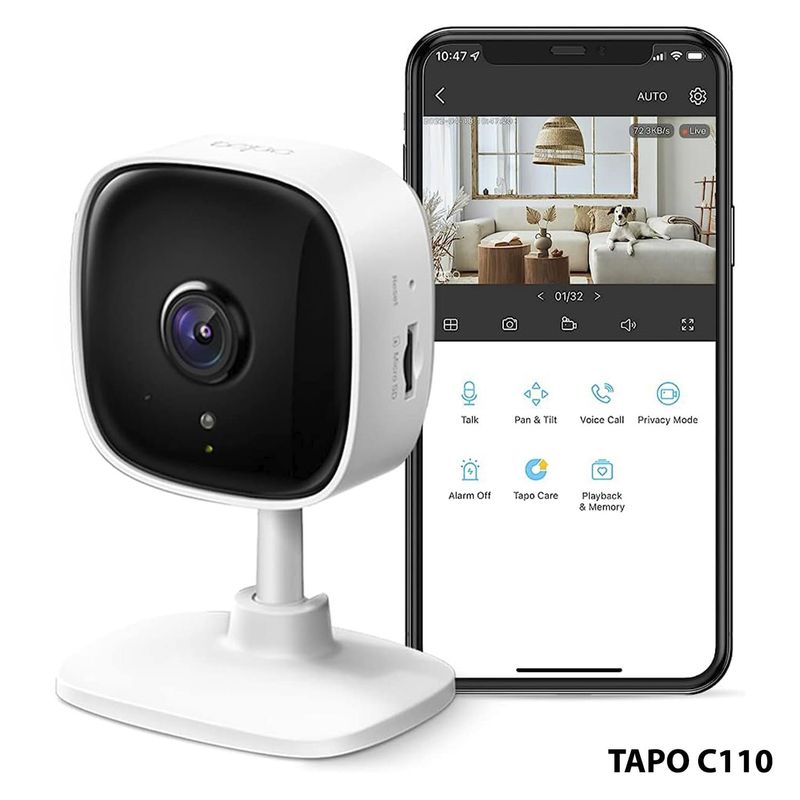 TP LINK - TP-LINK CÁMARA WI-FI DE VIGILANCIA INTELIGENTE INTERIOR TAPO C110