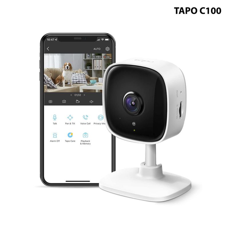 TP LINK - TP-LINK CAMARA DE SEGURIDAD WI-FI 1080P TAPO C100