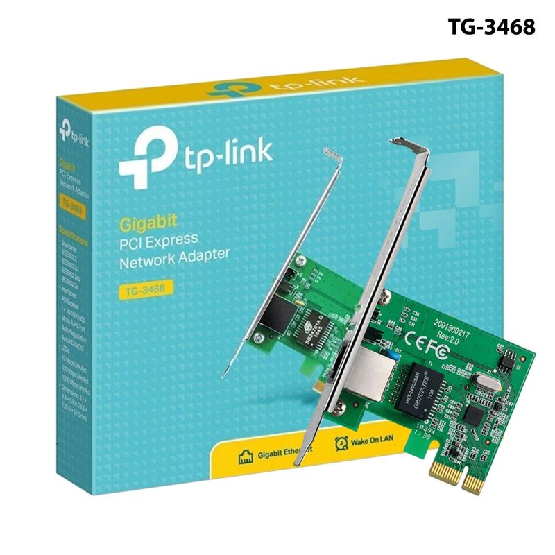 TP LINK - TP-LINK TARJETA DE RED PCI EXPRESS 101001000 RJ-45 TG-3468