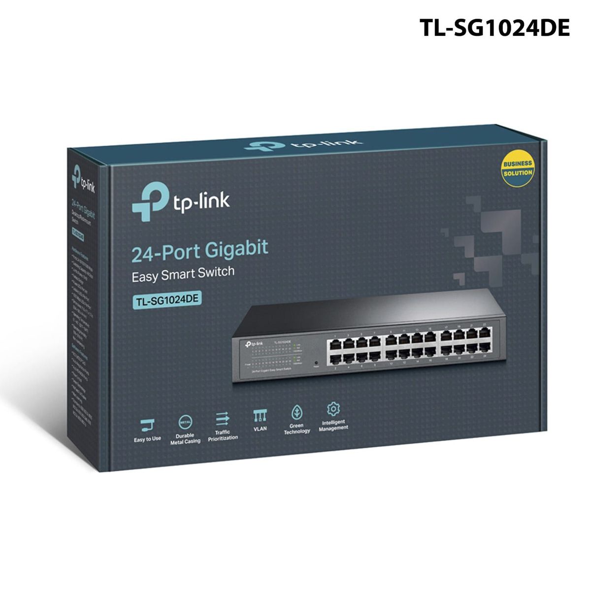 TP LINK - TP-LINK SWITCH EASY SMART 24P GB MBPS RACK 13 METAL TL-SG1024DE