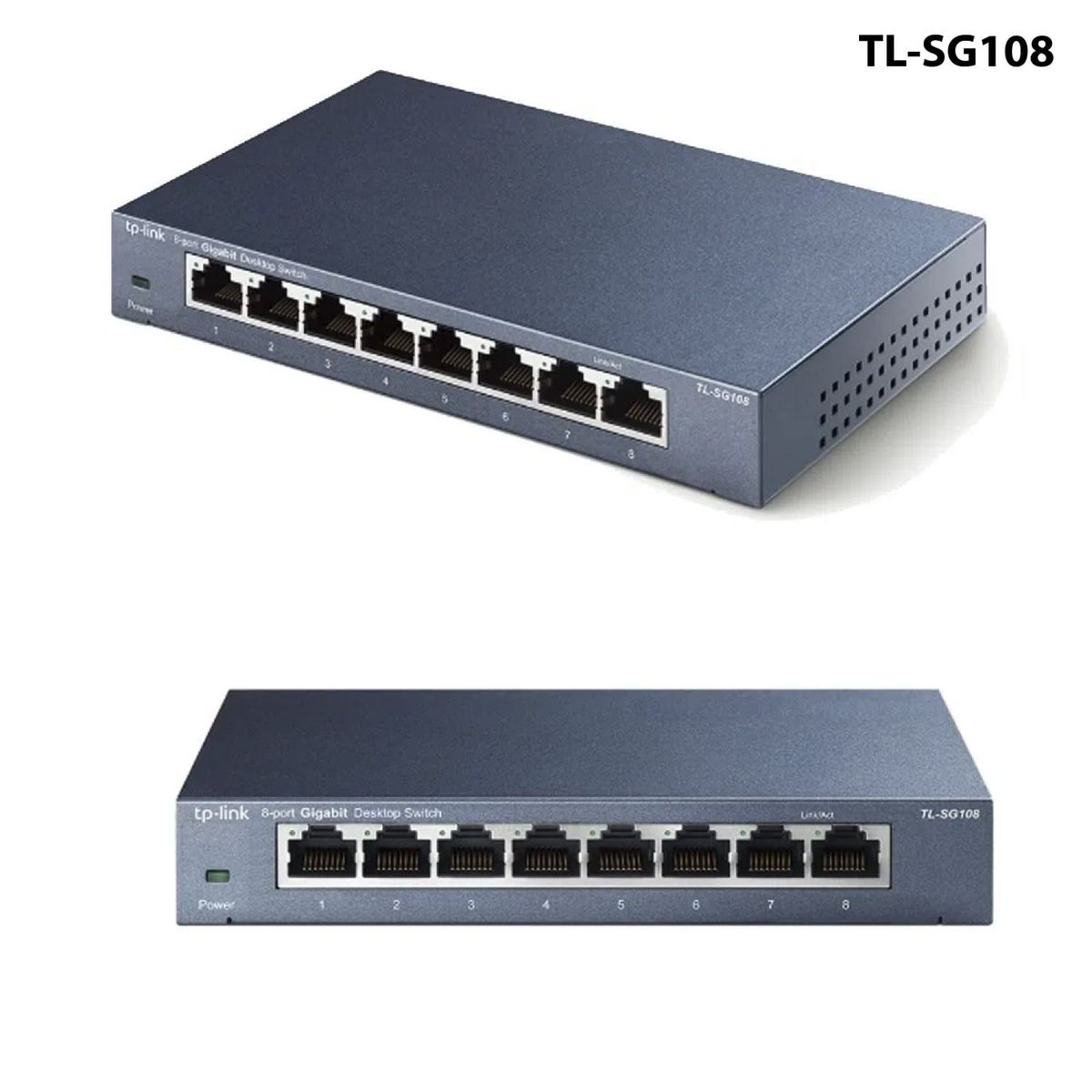 TP LINK - TP-LINK SWITCH DESKTOP 8P GB MBPS METAL TL-SG108