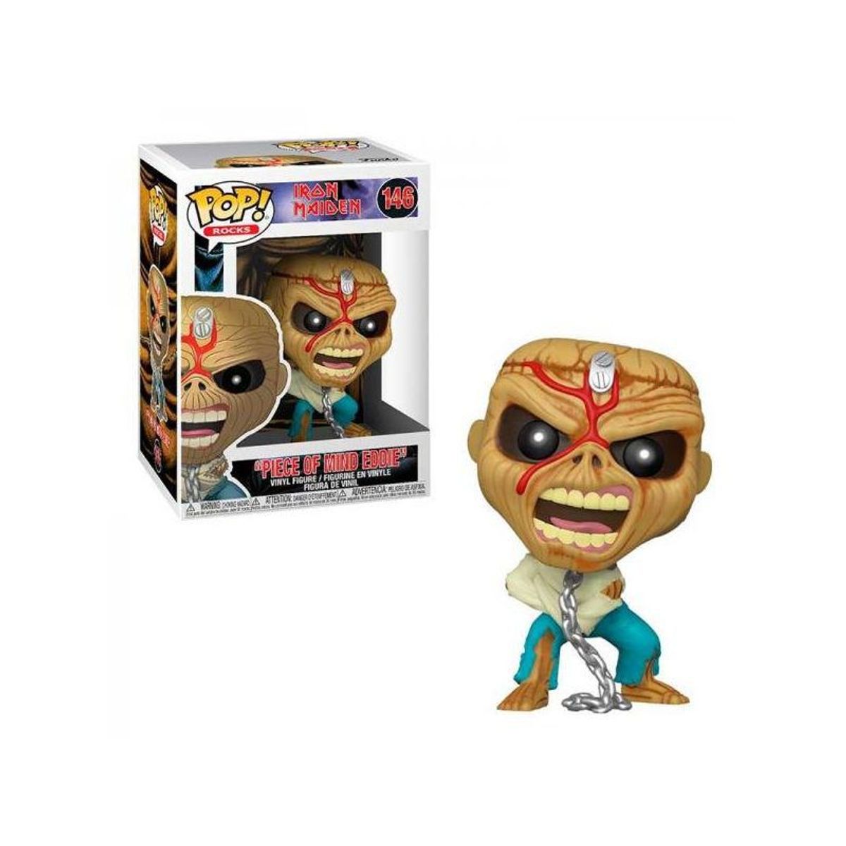 FUNKO - Funko Pop Eddie Piece of Mind Iron Maiden Rocks