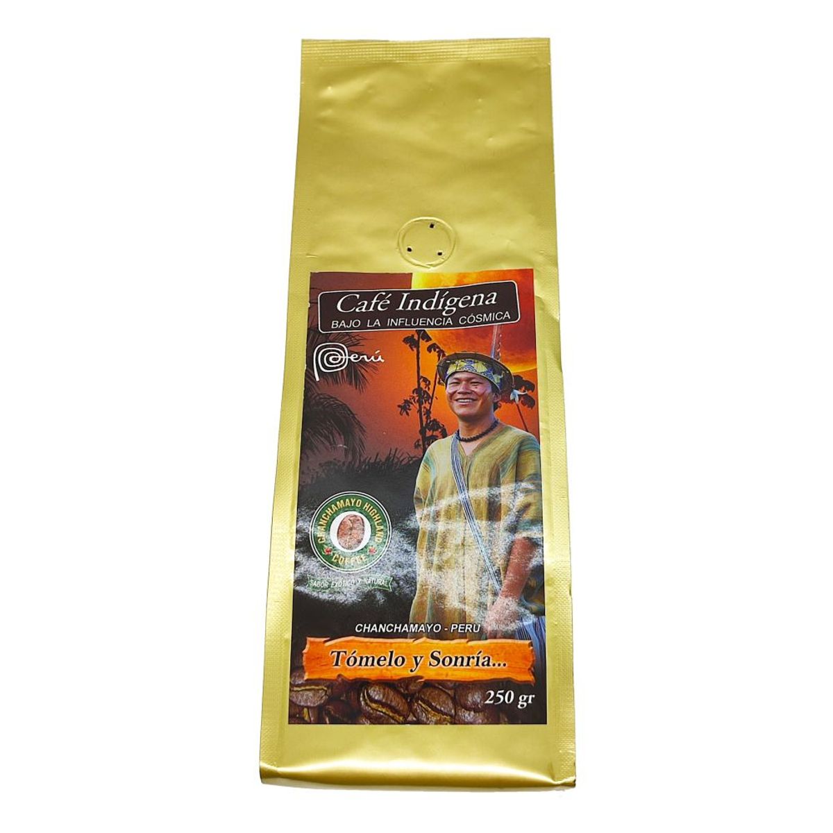 GENERICO - CAFÉ INDÍGENA BAJO LA INFLUENCIA CÓSMICA, MOLIDO X 250 GR