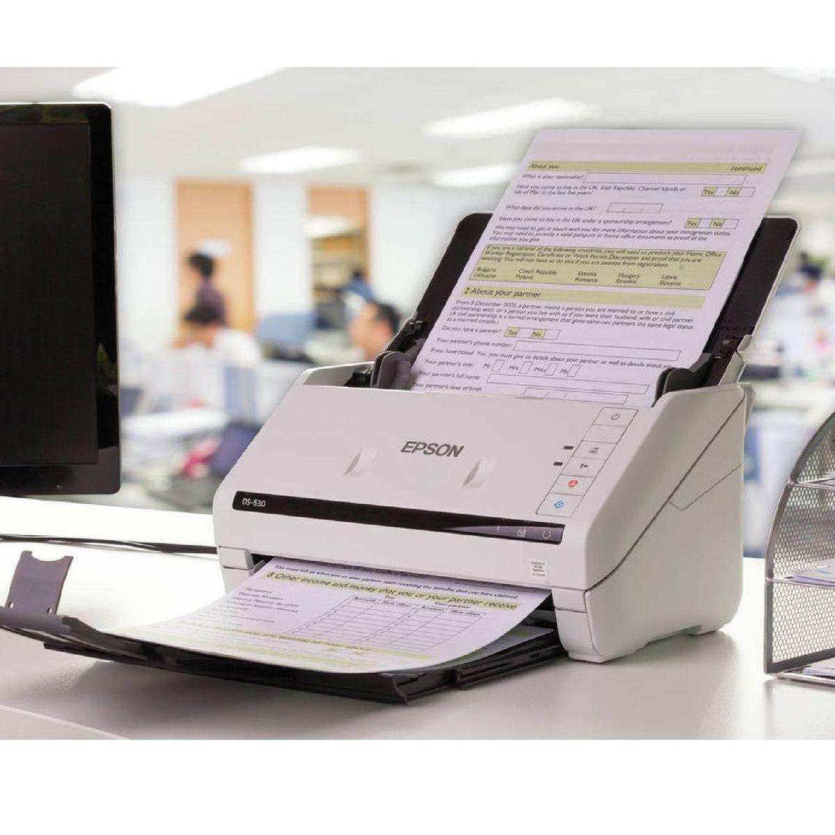 EPSON - Escaner Epson DS-770 II USB,Sensor Optico ,ADF, 45 ppm/90 ipm