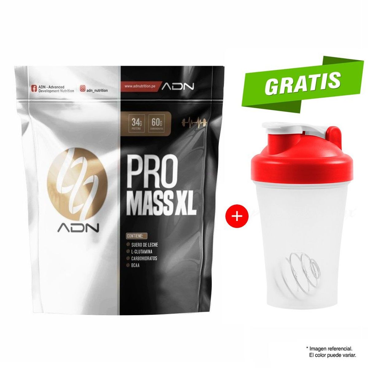 ADN - Proteína Mass XL 5KG Vainilla