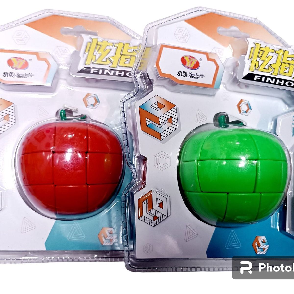 GENERICO - CUBO RUBIK MANZANA ROJO CUBO RUBIK MANZANA ROJO